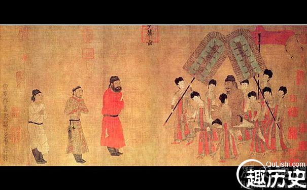 阎立本步辇图创作背景是什么 阎立本观画的典故